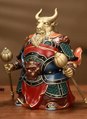 《Q版牛魔王》黄铜摆件牛魔王摆件大厅室内装饰品朋友送礼工艺品