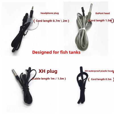 鱼缸温度探头传感器耳机插头温度传感器恒温器温水养殖适合Sensen
