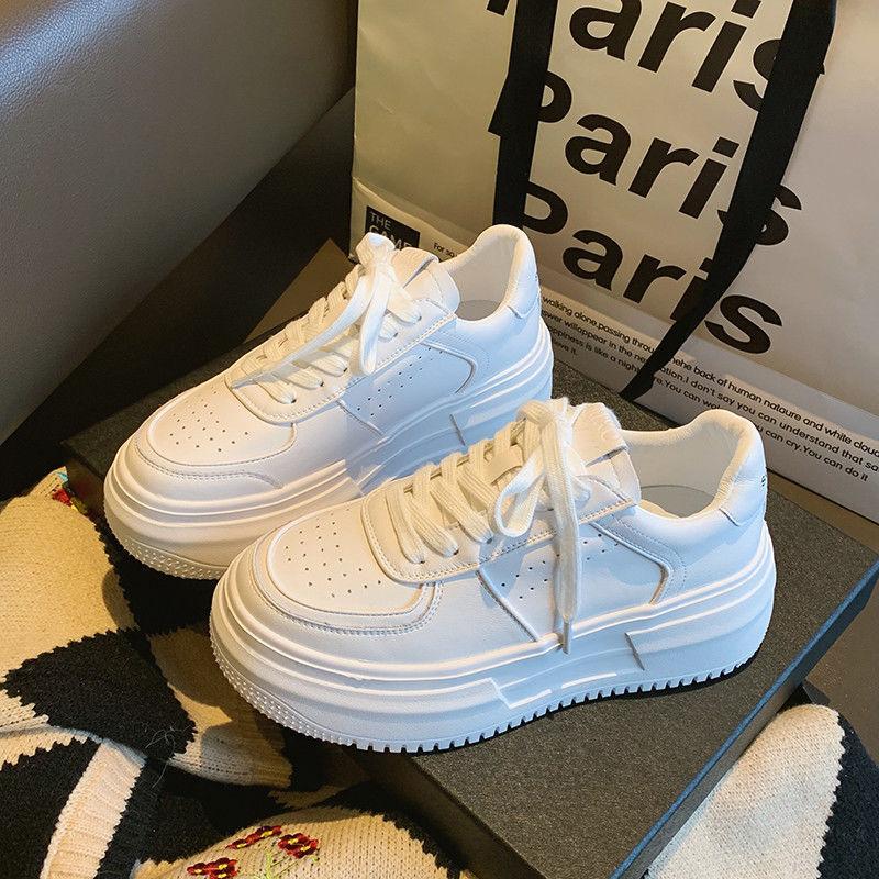 高级增高小白休闲透气轻便老爹鞋