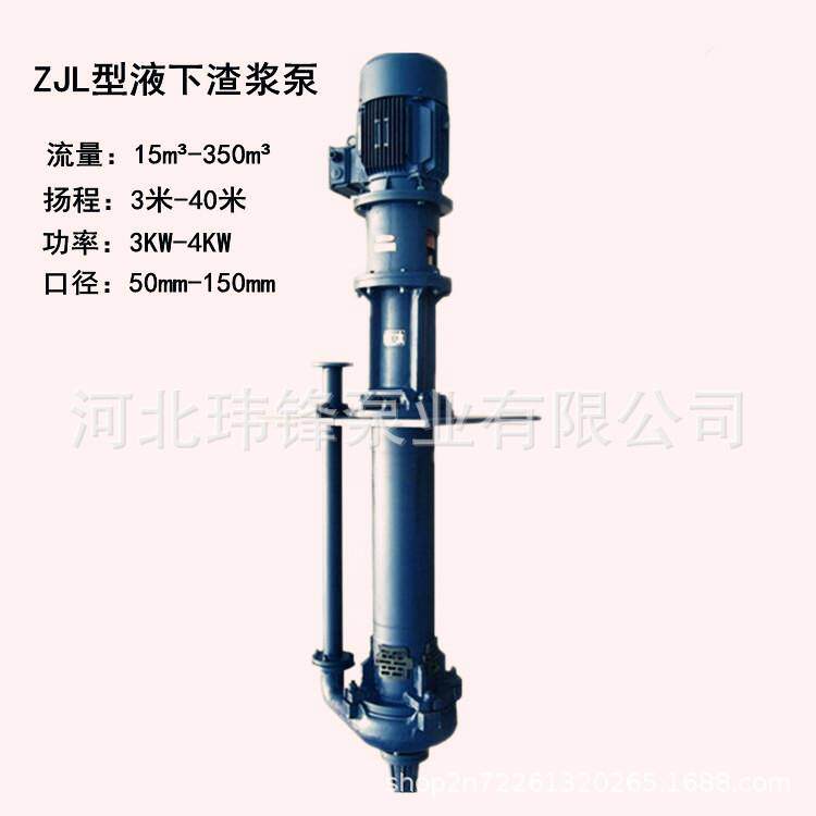 ZJL-型立式渣浆泵液下泥浆泵除渣水泵可带搅拌或液下加长