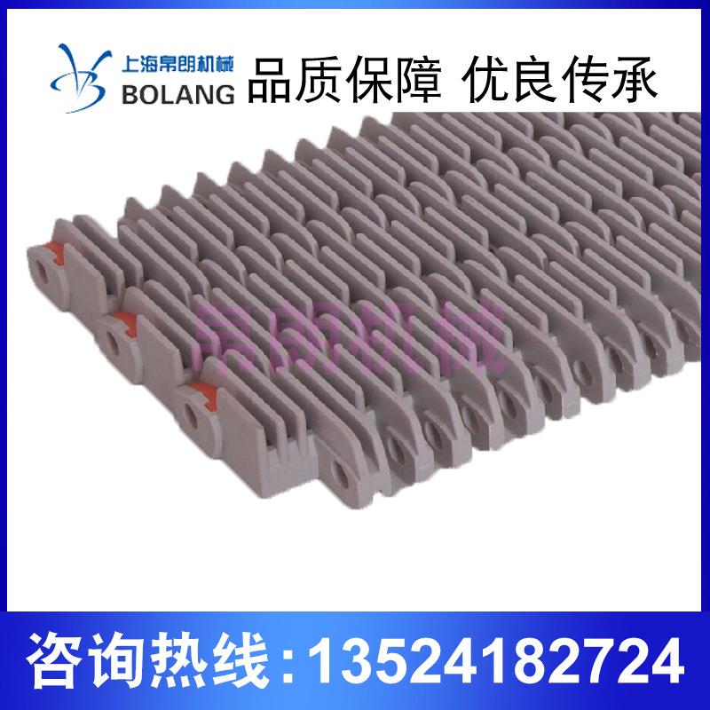 110突肋型塑料网带食品级塑料网链模块传送带输送机链板链轮厂家