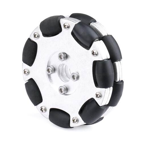 全向轮福来轮 82mm 金属全向轮 omni Robot ROS平台全向运动