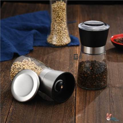 黑芝麻粉碎机打胡椒l粉机研磨器手动家用磨粉机超细白糊椒好
