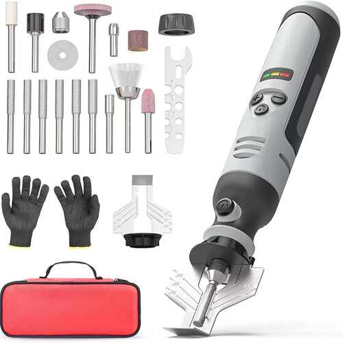 无绳电锯磨刀器磨充电打磨机油锯电锯链条打磨电动磨链机抛光工具