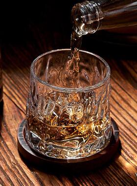 Creative crystal whisky glass set tumbler octagonal glasses