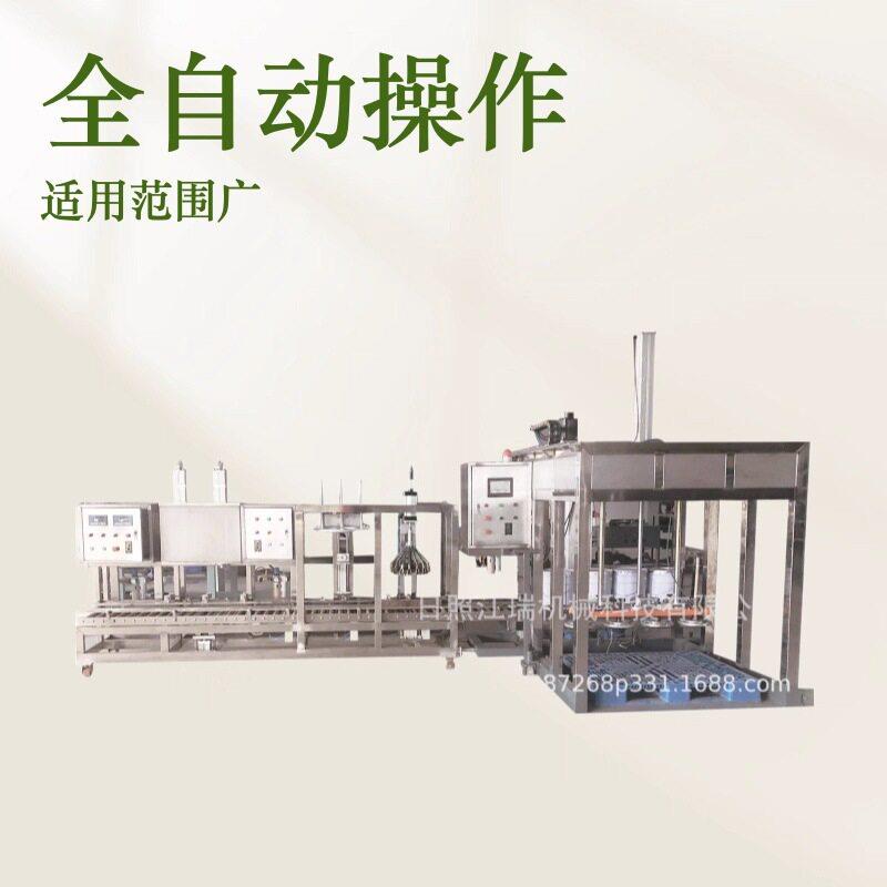 18L20L铁桶塑料桶全自动灌装机码垛机适用于涂料润滑油防冻液装