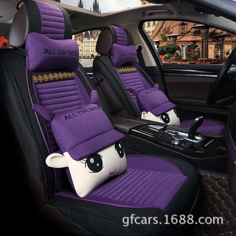 汽车坐垫polo朗逸速腾迈腾布艺卡通适合四季全包座套夏季座垫新款,汽车用品/电子/清洗/改装,通用座套/座垫,淘宝优惠券,粉丝福利购,淘宝优惠卷