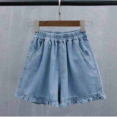 Girls jeans shorts summer fashionable pants western style la