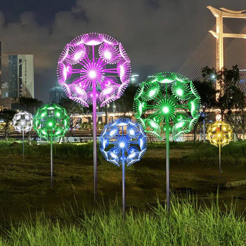 LED蒲公英光纤景观灯户外广场庭院草坪景区公园文旅亮化网红装饰