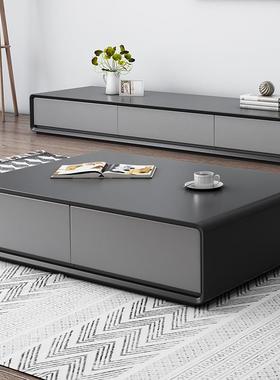 奢茶小几约现FC520代储物黑灰色落地户型北欧桌客厅电视柜轻组合