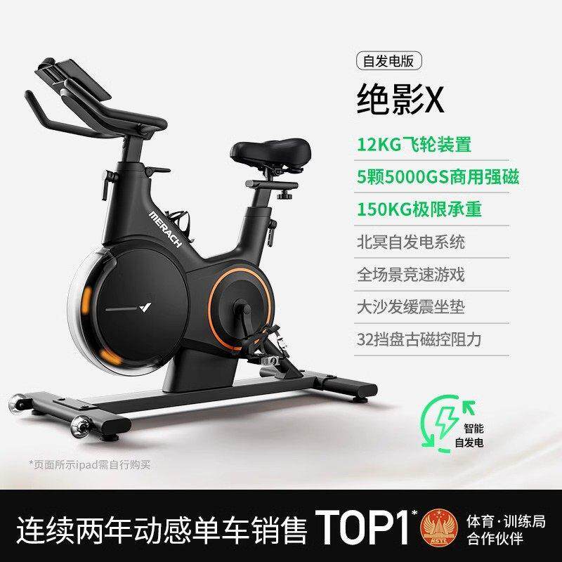 正品瑞克健身车行专业家款室内自行车骑麦减肥用运动健身器材绝影
