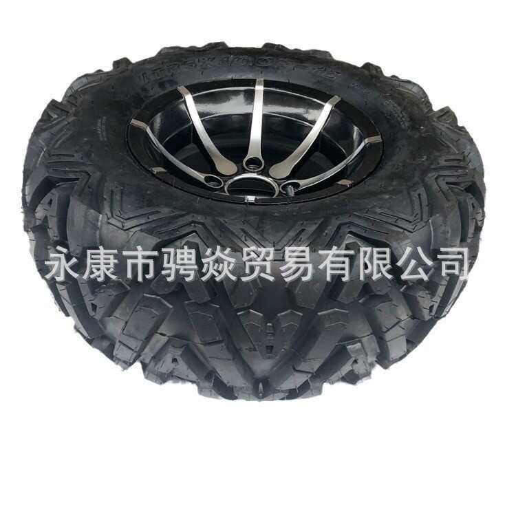 四轮越野卡丁车沙滩车配件25X10-12寸轮胎铝轮毂A字真空胎