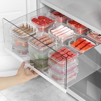 Refrigerator Freshness Storage Box for Frozen Meat, Kitchen