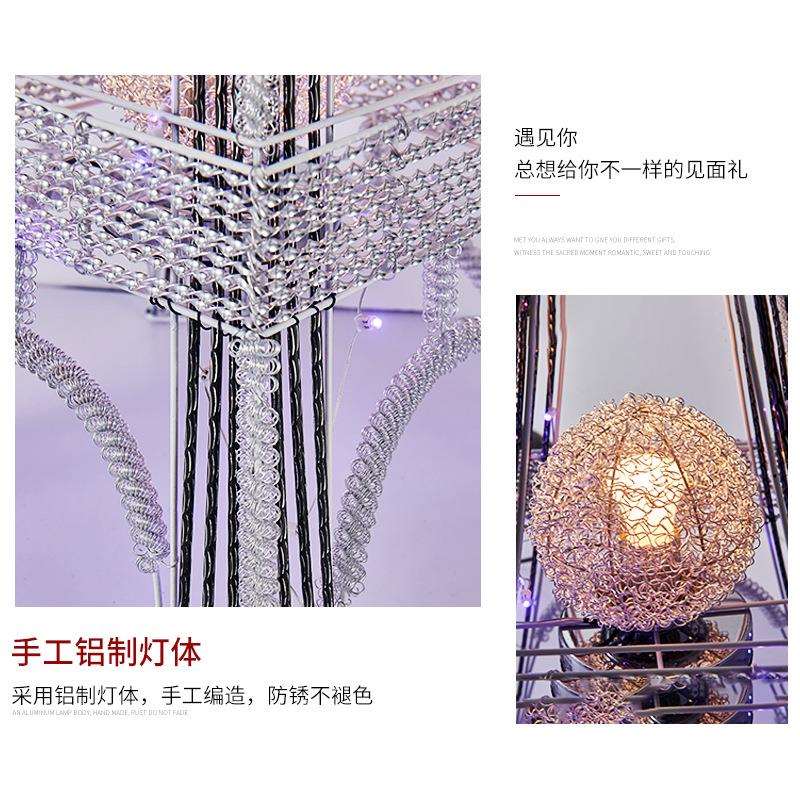 埃菲尔铁塔高端创意设计感落地灯简约客厅卧室温馨艺术氛围装饰灯