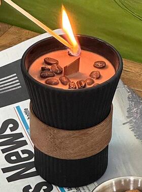 kako黑咖|咖啡香薰蜡烛小众高级感男生香薰礼盒女生生日礼物
