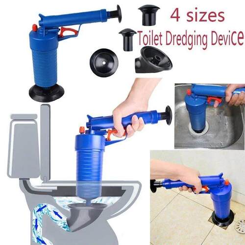 Air Pump Pressure Unblocker Pipe Plunger Drain Cleaner Sewer