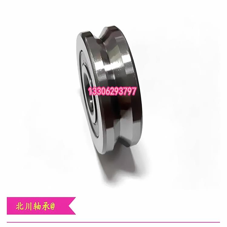 导向双列球精密V型槽滑轮轴承内径20mm外径62mm厚度22mmV槽宽10mm