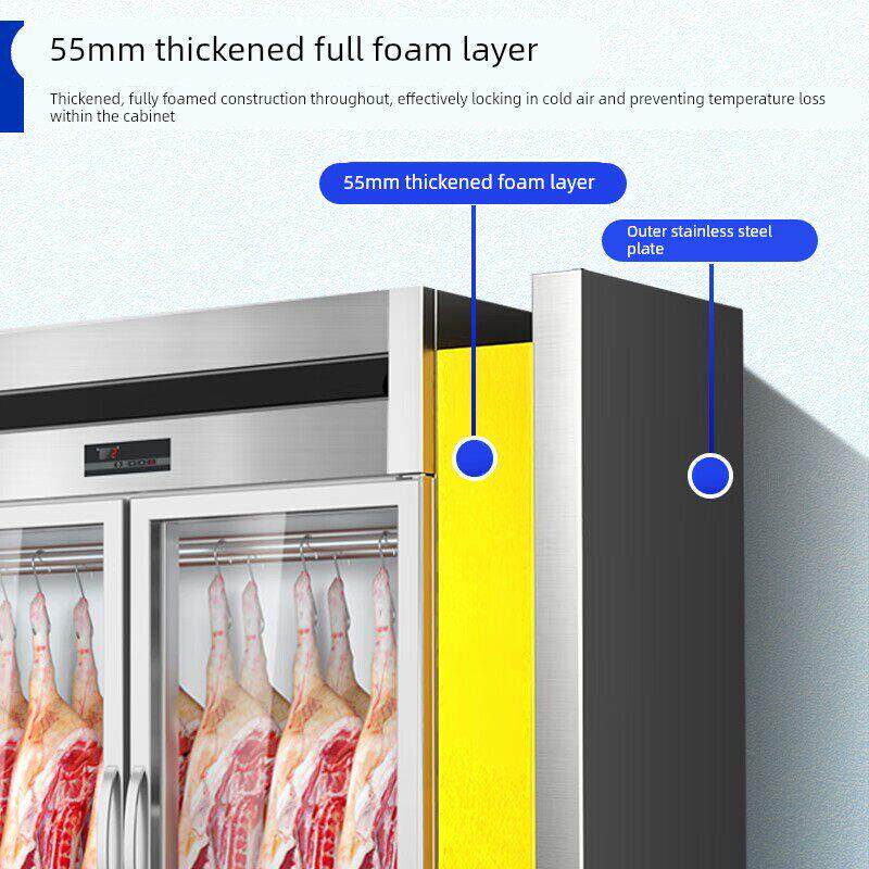 德派龙挂肉柜商用牛羊肉猪肉冷藏展示柜保鲜柜立式排酸柜冷冻冰柜