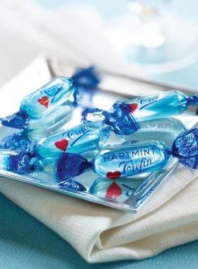 新品比利时进口Trefin冰晶薄荷硬糖 进口硬糖果 蓝色透明散装半斤