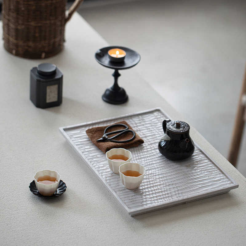 白蜡木手工雕刻茶托盘长方壶承干泡茶台侘寂新款实木小茶盘,餐饮具,茶盘,淘宝优惠券,粉丝福利购,淘宝优惠卷