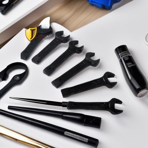 钢制敲击呆扳手锻打开口扳手叉口扳手防爆工具30-65mm拆卸