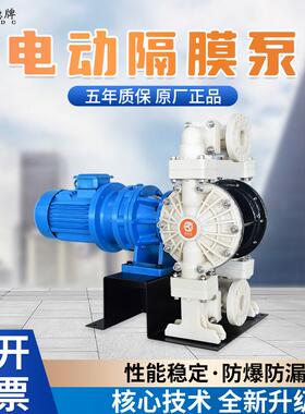 牌厂家电动隔膜泵BFD PVDF全氟塑料材质食品级隔膜泵水泵