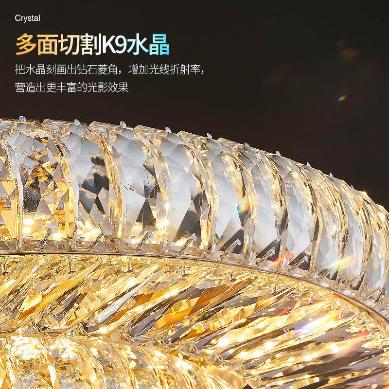轻奢水晶吸顶灯客厅主灯大灯现代简约豪华大气卧室水晶灯供货,家装灯饰光源,智能吸顶灯,淘宝优惠券,粉丝福利购,淘宝优惠卷