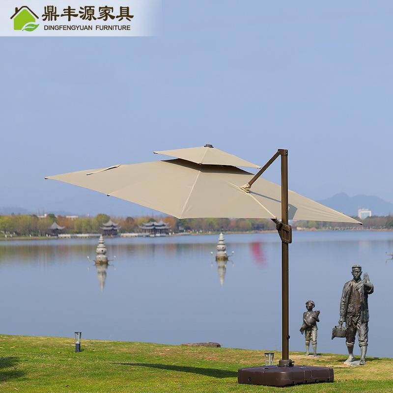 遮阳伞庭院伞露天阳台别墅花园大太阳伞棚商用室外摆摊罗马伞