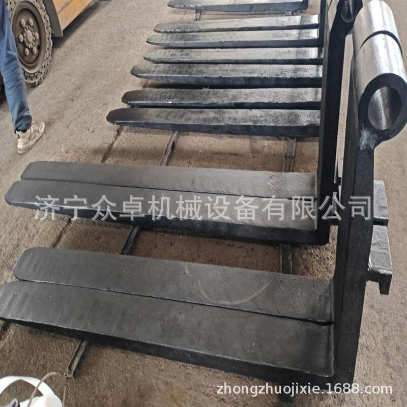 TCM叉车10吨货叉 重型叉车叉牙叉齿 10T牙叉承载能力大抗弯强度高