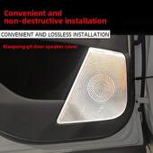 适用于小鹏G9车门喇叭罩音响亮圈装 饰贴片出风口中控亮片内饰改装