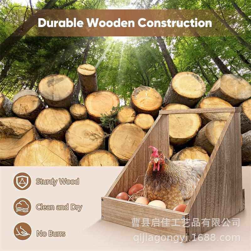 木质鸡巢箱家居壁挂式鸡产蛋筑巢盒家禽栖息地用品木制鸡舍,宠物/宠物食品及用品,鼠类喂食器,淘宝优惠券,粉丝福利购,淘宝优惠卷