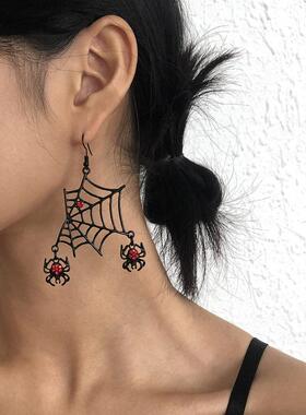Spider earrings Halloween exaggerated earrings万圣节夸张耳环