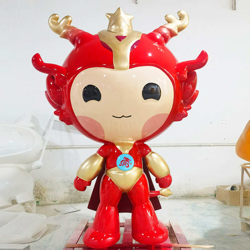 蜜蜂牛动物摆件大型卡通玻璃钢树脂雕塑商场展馆花园公园景区摆件