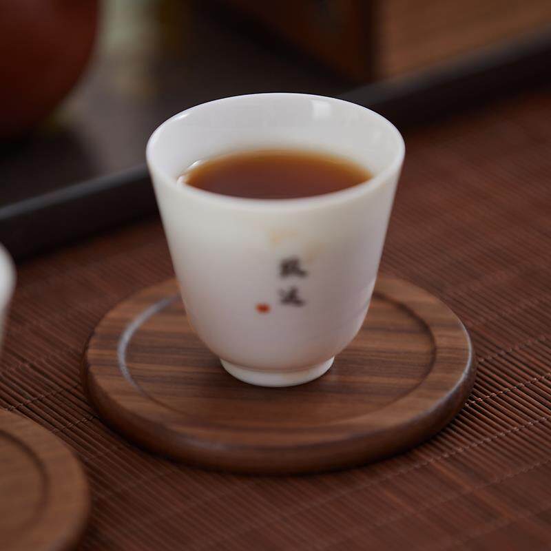 黑胡桃木实HTM-BD-木杯垫子木质茶道茶托杯垫托子玻璃杯垫家咖用
