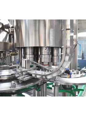 装机厂灌全自动三合液体矿一泉水小型灌装机械设备生产IQW家线设