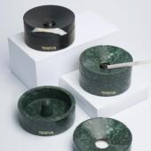 家用样板房样 潮流时尚 余 余烟原点烟灰缸带盖子ins北欧风创意个性