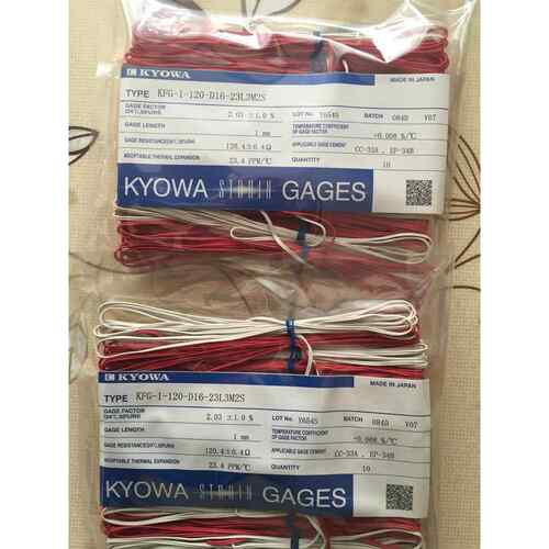 KYOWA应变片KFGS-1-120-D16-16L3M3S、KFGS-1-120-D17-11L1M2S