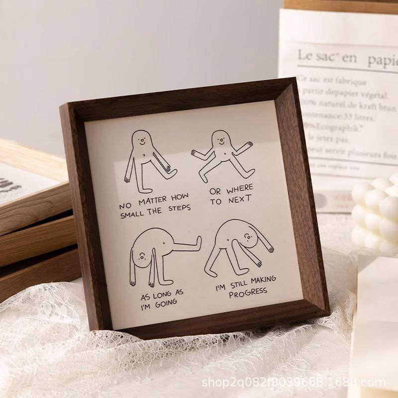 书法书法相框摆台DIY亲子装饰画