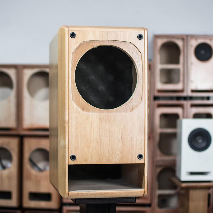 6.5寸一批库存甩卖HIFI音箱Fostex喇叭箱实木橡胶木箱体DIY手工