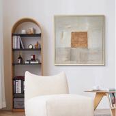 饰画客厅卧室抽象手工挂画肌理壁画 玄关装 HW.ART原创手绘 盛开