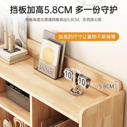 全实木轻书奢书架落地置SJ0148物架客墙厅家靠储物柜简易矮柜用柜
