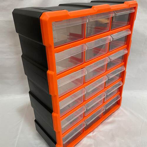 工厂家直销桌面饰品收纳盒F-1506螺抽丝零件物料具盒屉式配件柜收