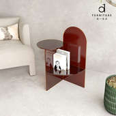 沙发度角几一有机玻璃小几边边客厅柜茶几书架亚克力小轻奢圆桌