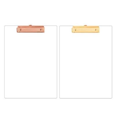 Clipboard Vertical Writing Pad Low Clip Holds 30 Sheets