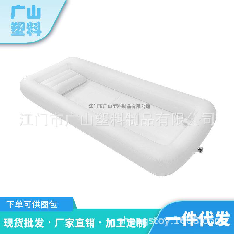 厂家PVC充气浴缸充气泳池家用成人老人护理水池洗澡浴盆