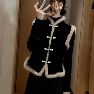 新中式国风马甲2025新款今年流行爆款时尚洋气减龄时髦女士外套冬