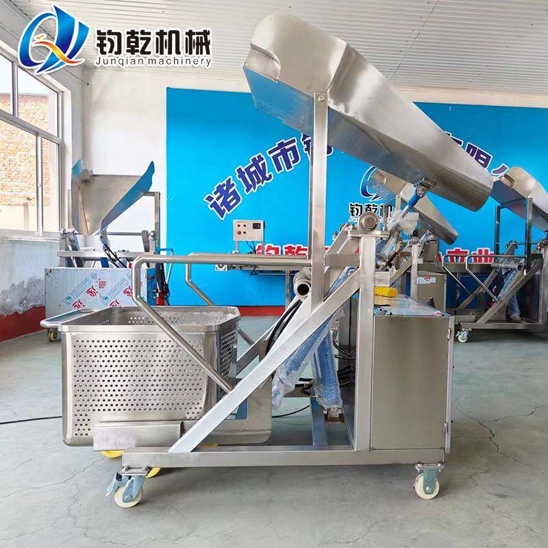厂家供应液压滚揉机上料机真空滚揉配套提升机移动式液压上料机