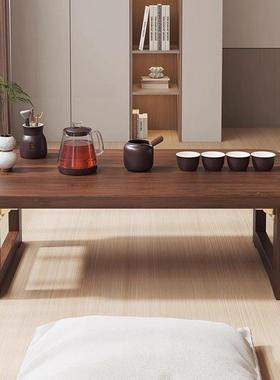 飘窗小桌子19354折炕桌家窗榻榻米桌子小茶用几床上叠学习矮桌飘