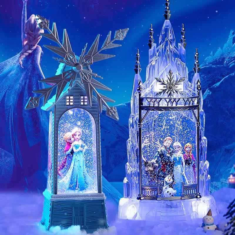 61儿童节冰雪奇缘艾莎公主八音盒音乐盒女孩水晶球生日礼物送儿童