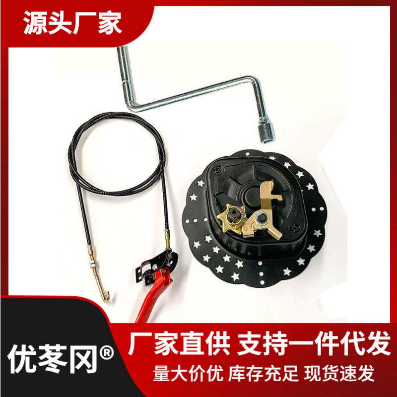 微耕机手摇免拉启动170F178F186F立式风冷柴油机发电机起动器直销